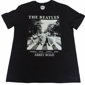 The Beatles Black Abbey Road Photo Graphic Tee